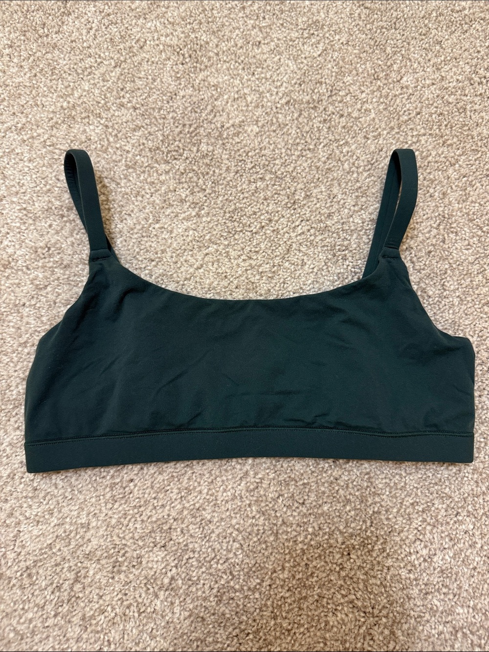 SKIMS Smooth Scoop Bralette - Forest Green